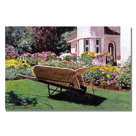 David Lloyd Glover 'Patio Lane' Canvas Art,24x32